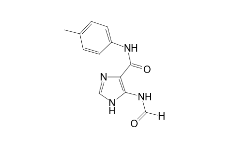Imidazole-3-carboxamide, N-(4-tolyl)-5-formylamino-