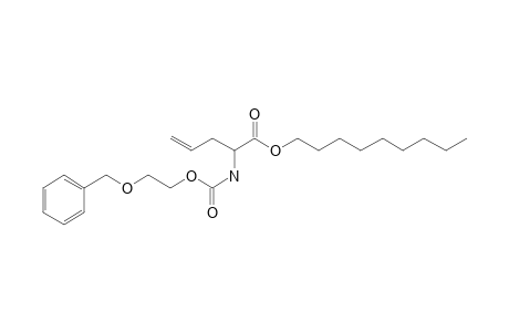 2-Aminopent-4-enoic acid, N-(2-benzyloxyetoxycarbonyl)-, nonyl ester