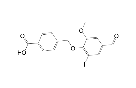 4-[(4-formyl-2-iodo-6-methoxyphenoxy)methyl]benzoic acid