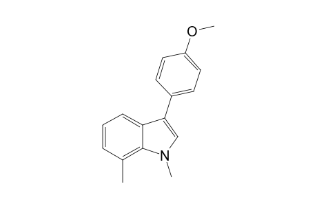 3-(4-Methoxyphenyl)-1,7-dimethylindole