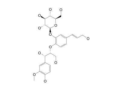 7 S 8 R 7 E 4 7 9 3 9 Pentahyroxy 3 Methoxy 8 4 Oxyneolign 7 Ene 3 O Beta D Glucopyranoside Spectrabase