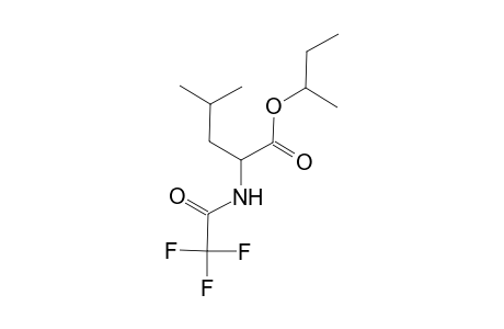 L-Leucine, N-(trifluoroacetyl)-, 1-methylpropyl ester