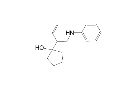 1-[(2-Anilino-1-vinyl)ethyl]cyclopentanol