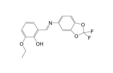 phenol, 2-[(E)-[(2,2-difluoro-1,3-benzodioxol-5-yl)imino]methyl]-6-ethoxy-