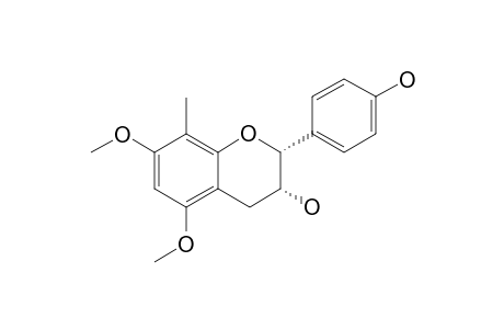TUPICHINOL-B;(2R,3R)-3,4'-DIHYDROXY-5,7-DIMETHOXY-8-METHYLFLAVAN