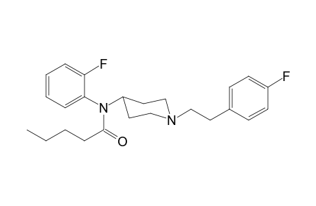 N-(2-Fluorophenyl)-N-(1-[2-(4-fluorophenyl)ethyl]piperidin-4-yl)pentanamide