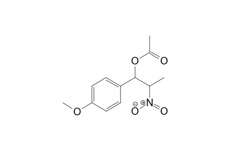 1-(4-Methoxyphenyl)-2-nitropropyl acetate