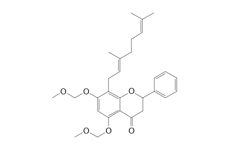 (R,S)-5,7-Dimethoxymethoxy-8-(1'-geranyl)flavanone