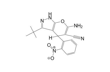 (4R)-6-amino-3-tert-butyl-4-(2-nitrophenyl)-1,4-dihydropyrano[2,3-c]pyrazole-5-carbonitrile