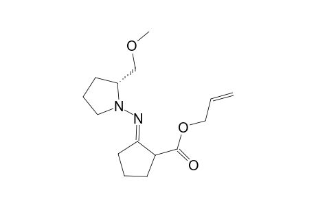 (2E)-2-[(2R)-2-(methoxymethyl)pyrrolidino]iminocyclopentanecarboxylic acid allyl ester