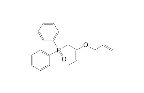 Phosphine oxide, diphenyl[2-(2-propenyloxy)-2-butenyl]-, (E)-