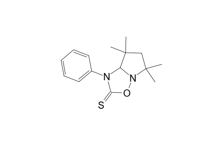 Pyrrolo[1,2-b][1,2,4]oxadiazole-2(1H)-thione, tetrahydro-5,5,7,7-tetramethyl-1-phenyl-