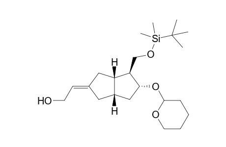 (1S,5S,6S,7R)-6-[((tert-butyldimethylsilyl)oxy)methyl]-(E)-3-(2-hydroxylethylidene)-7-[(tetrahydropyranyl)oxy]bicyclo[3.3.0]octane