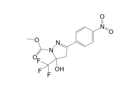 1-Carboxymethyl-5-trifluoromethyl-5-hydroxy-3-(4-nitrophenyl)-4,5-dihydro-1H-pyrazole