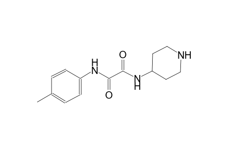 N~1~-(4-methylphenyl)-N~2~-(4-piperidinyl)ethanediamide