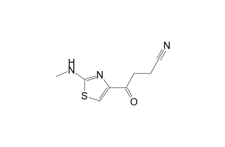 4-keto-4-[2-(methylamino)thiazol-4-yl]butyronitrile