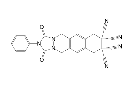 1H-Benzo[g][1,2,4]triazolo[1,2-b]phthalazine-8,8,9,9-tetracarbonitrile, 2,3,5,7,10,12-hexahydro-1,3-dioxo-2-phenyl-