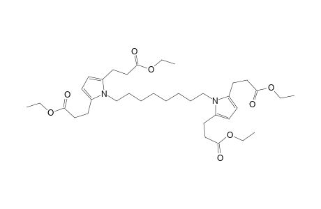 1,1'-octamethylenedipyrrole-2,5-dipropionic acid, tetraethyl ester