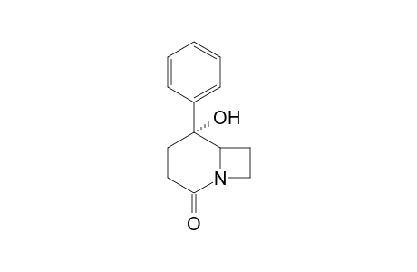 (5R)-(+-)-5-Hydroxy-5-phenyl-1-azabicyclo[4.2.0]octan-2-one