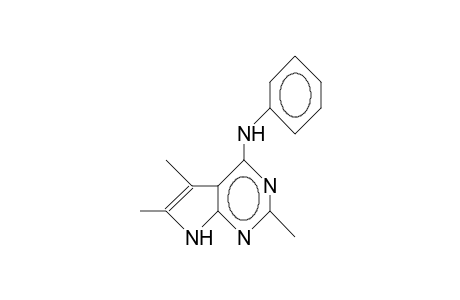 2,5,6-Trimethyl-N-phenyl-7H-pyrrolo(2,3-D)pyrimidin-4-amine