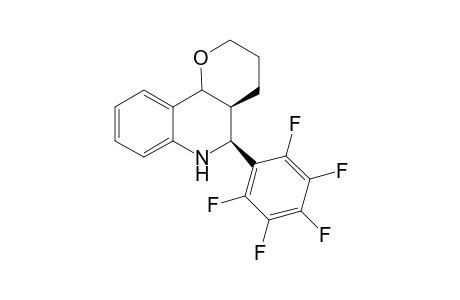 2-(perfluorophenyl)-3-aza-11-oxatricyclo[8.4.0.0(4,9)]tetradeca-triene[new2](4aS,5S)-5-Pentafluorophenyl-3,4,4a,5,6,10b-hexahydro-2H-pyrano[3,2-c]quinoline