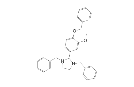 imidazolidine, 2-[3-methoxy-4-(phenylmethoxy)phenyl]-1,3-bis(phenylmethyl)-