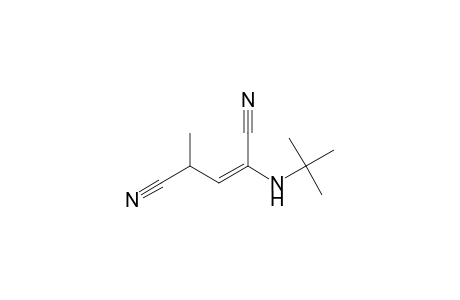 2-Pentenedinitrile, 2-[(1,1-dimethylethyl)amino]-4-methyl-, (E)-