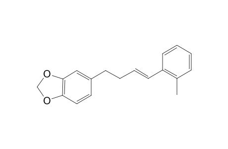 (E)-4-(3',4'-Methylenedioxyphenyl)-1-(2-methylphenyl)but-1-ene