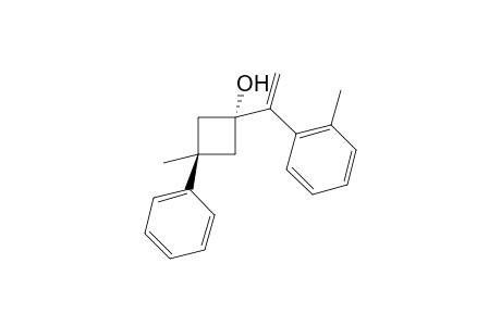 trans-3-methyl-3-phenyl-1-(1-(o-tolyl)vinyl)cyclobutan-1-ol