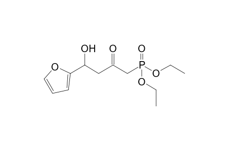 1-Diethoxyphosphoryl-4-(2-furanyl)-4-hydroxy-2-butanone