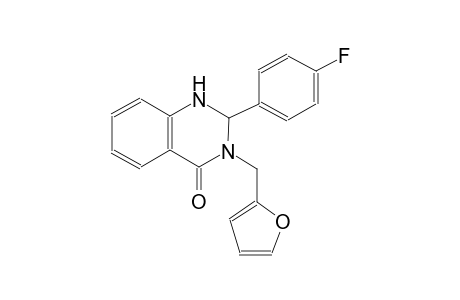 2-(4-fluorophenyl)-3-(2-furylmethyl)-2,3-dihydro-4(1H)-quinazolinone