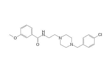 N-[2-[4-(4-Chlorobenzyl)piperazin-1-yl]ethyl]-3-methoxybenzamide