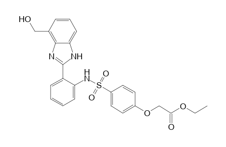 Ethyl {4-[2-(4-hydroxymethyl-1H-benzimidazol-2-yl)phenylsulfamoyl]phenoxy}acetate