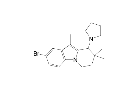 2-bromanyl-8,8,10-trimethyl-9-pyrrolidin-1-yl-7,9-dihydro-6H-pyrido[1,2-a]indole