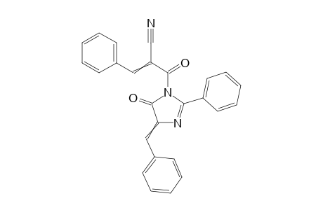 2-(4-benzylidene-5-oxo-2-phenyl-4,5-dihydro-1H-imidazole-1-carbonyl)-3-phenylacrylonitrile
