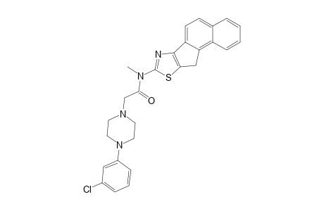 2-[N-[4-(3-CHLOROPHENYL)-PIPERAZIN-1-YL-ACETYL]]-METHYLAMINO-10H-THIAZOLO-,4-B]-BENZ-[E]-INDENE