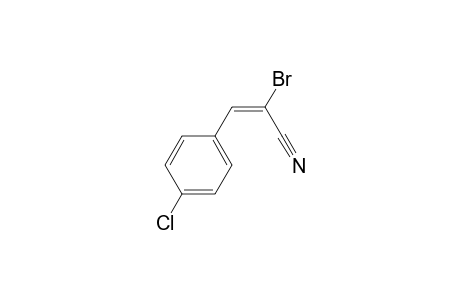 (E)-2-Bromo-3-(p-chlorophenyl)-2-propenenitrile