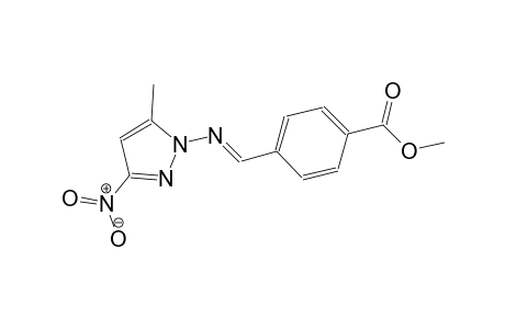 methyl 4-{(E)-[(5-methyl-3-nitro-1H-pyrazol-1-yl)imino]methyl}benzoate