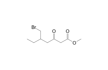 5-(bromomethyl)-3-keto-enanthic acid methyl ester