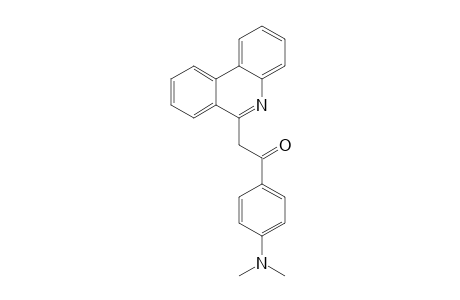 1-(4-dimethylaminophenyl)-2-phenanthridin-6-ylethanone