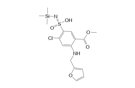 Benzoic acid, 4-chloro-2-[(2-furanylmethyl)amino]-5-[[(trimethylsilyl)amino]sulfonyl]-, methyl ester
