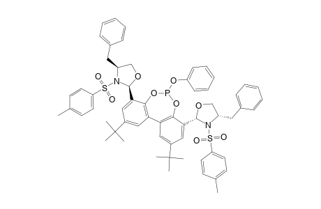 2,10-DI-TERT.-BUTYL-4,8-BIS-[(2S,4S)-4-BENZYL-3-(4-METHYLBENZENESULFONYL)-1,3-OXAZOLIDINYL]-2-PHENOXY-DIBENZO-[D,F]-[1,3,2]-DIOXAPHOSPHEPINE