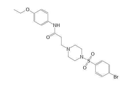 1-piperazinepropanamide, 4-[(4-bromophenyl)sulfonyl]-N-(4-ethoxyphenyl)-