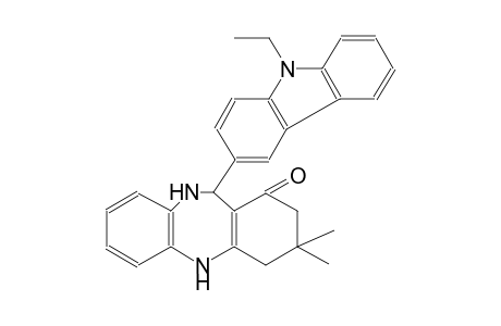 1H-dibenzo[b,e][1,4]diazepin-1-one, 11-(9-ethyl-9H-carbazol-3-yl)-2,3,4,5,10,11-hexahydro-3,3-dimethyl-