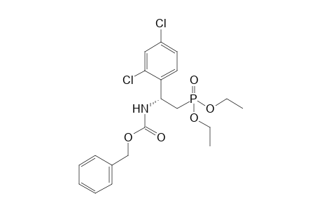(phenylmethyl) N-[(1R)-1-(2,4-dichlorophenyl)-2-diethoxyphosphoryl-ethyl]carbamate