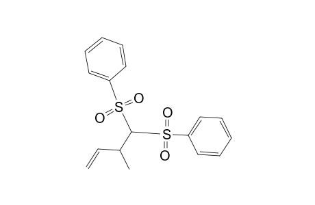4,4-bis(Phenylsulfonyl)-3-methylbut-1-ene