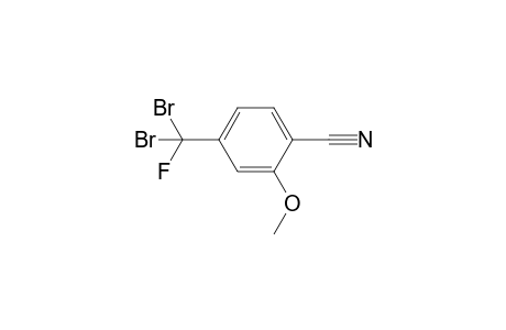 4-(Dibromofluoromethyl)-2-methoxybenzonitrile