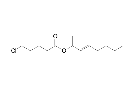 5-Chlorovaleric acid, oct-3-en-2-yl ester