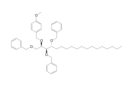 (2R,3R,4R)-1,3,4-Tribenzyloxy-2-(p-methoxybenzyloxy)octadecane