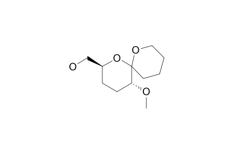 (1S)-1,3,4-Trideoxy-2-o-methyl-D-erythro-hexopyranose-1-spiro-2'-tetrahydropyran